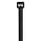 Panduit Cable Tie, 10 in L, 2-1/2 in Max Bundle Dia., Black, Nylon 6/6, 50 lb Strength, 1000 PK PLT2.5S-M30 - alternate 3